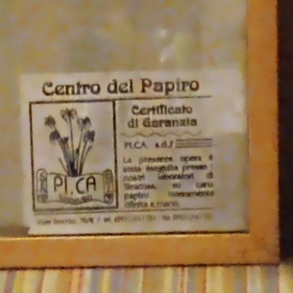 Vintage Egyptian papyrus King TUT and NEFERTITI Paintings - Picture 6 of 8